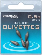 Drennan In-Line Olivette - Lood - 0.5g - Brons