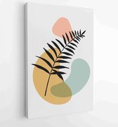 Abstract Plant Art design for print, cover, wallpaper, Minimal and natural wall art. Vector illustration. 3 - Moderne schilderijen – Vertical – 1813395301 - 50*40 Vertical