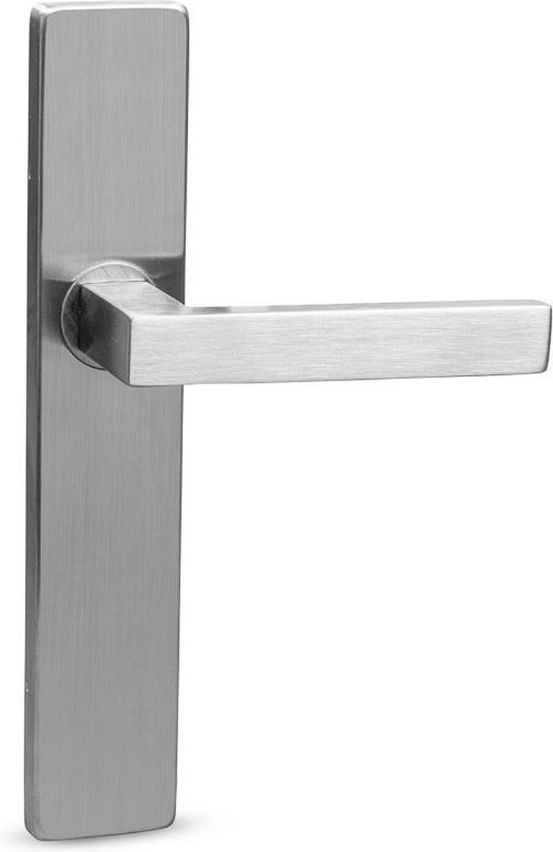 Deurkruk RVS recht B blind 245 x 45mm