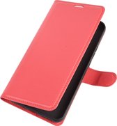 Xiaomi Redmi 9 Hoesje - Mobigear - Classic Serie - Kunstlederen Bookcase - Rood - Hoesje Geschikt Voor Xiaomi Redmi 9
