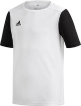 adidas - Estro 19 Jersey JR - AEROREADY Voetbalshirt - 116 - Wit