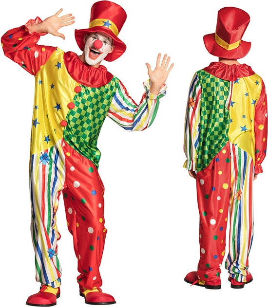 Costume adulte de clown Giggles (54/56)