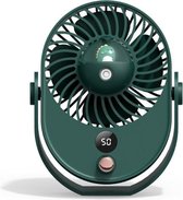 Desktop Spray Fan Cute Pet Voeg water toe Stille ventilator, Stijl: USB zonder batterij (groene dinosaurus)