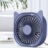 M105 Desktop Mini Leuke draagbare USB-ventilator (diepblauw)
