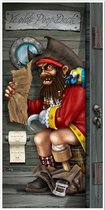 360 DEGREES - Deurversiering piraat op WC