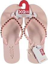 Xq Footwear Teenslippers Dames Polyester Roze Maat 38