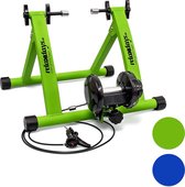 hometrainer fiets - 6 versnellingen - voor 26-28 inch - tot max. 120 kg - fitness - groen