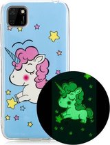 Voor Huawei Y5p Luminous TPU mobiele telefoon beschermhoes (Star Unicorn)