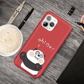 Voor iPhone 11 Pro Max Cartoon dier patroon schokbestendig TPU beschermhoes (rode panda)