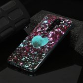 Voor Xiaomi Redmi Note 8 Pro Marble Pattern Soft TPU beschermhoes (Green Love)