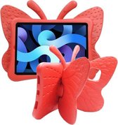 Butterfly Bracket Style EVA schokbestendige beschermhoes voor kinderen voor iPad Air (2020) 10.9 (rood)