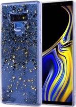 Cartoon patroon goudfolie stijl Dropping Glue TPU zachte beschermhoes voor Galaxy Note9 (Datura)