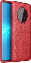 Voor Huawei Mate 40 Pro Litchi Texture TPU schokbestendig hoesje (rood)