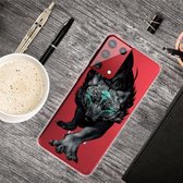 Voor Samsung Galaxy S30 schokbestendig geverfd transparant TPU beschermhoes (Mutant Wolf)