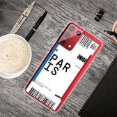 Voor Samsung Galaxy S21 5G Boarding Pass Series TPU telefoon beschermhoes (Parijs)