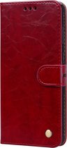 Samsung Galaxy A9 (2018) Hoesje - Mobigear - Wallet7 Serie - Kunstlederen Bookcase - Rood - Hoesje Geschikt Voor Samsung Galaxy A9 (2018)