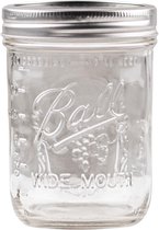 Mason Jar - Pint - Brede Opening - 490 ml - 6 stuks