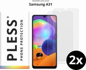 Samsung A31 Screenprotector Glas - 2x - Pless®