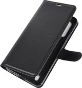 Mobigear Telefoonhoesje geschikt voor Motorola Moto G8 Power Lite Hoesje | Mobigear Classic Bookcase Portemonnee | Pasjeshouder voor 3 Pasjes | Telefoonhoesje voor Pinpas / OV Kaart / Rijbewijs - Zwart
