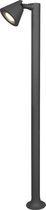 LED Tuinverlichting - Staande Buitenlamp - Torna Kavani XL - GU10 Fitting - Rond - Mat Antraciet - Aluminium