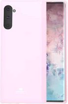 GOOSPERY JELLY TPU schokbestendig en krasvast hoesje voor Galaxy Note 10 (roze)