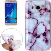 Voor Galaxy J5 (2016) / J510 Paars Marmering Patroon Zachte TPU Beschermende Cover Case