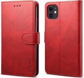 Voor iPhone 11 Pro GUSSIM magnetische horizontale lederen flip case met houder & kaartsleuven & & portemonnee (rood)