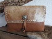 hand/schoudertas van Myra Bag (leer)