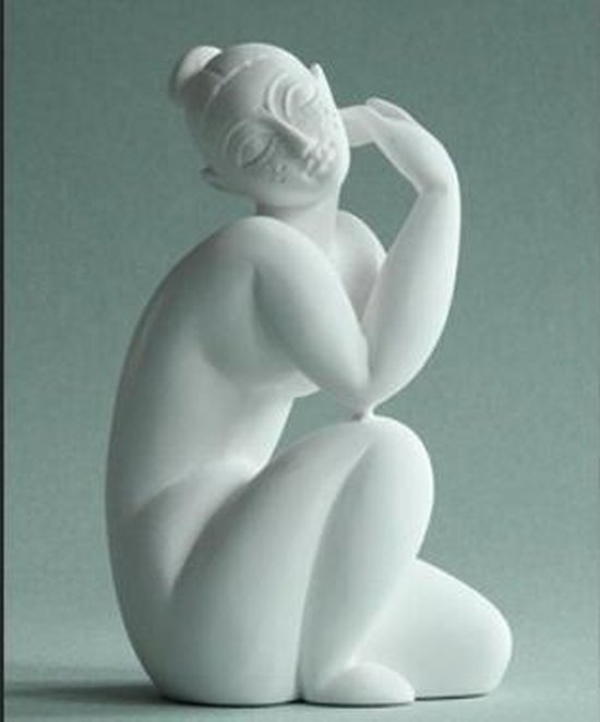 engineering factor Bloody Decoratief Beeld - Modigliani. Nude Sitting - Kunststof - Amedeo Modigliani  - Wit - 1... | bol.com
