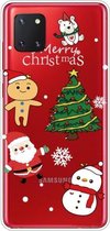 Voor Samsung Galaxy A81 / Note 10 Lite Christmas Series Clear TPU beschermhoes (4 cartoons)
