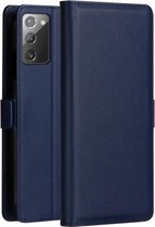 Voor Samsung Galaxy Note 20 DZGOGO MILO-serie PC + PU horizontale flip lederen tas met houder & kaartsleuf & portemonnee (blauw)