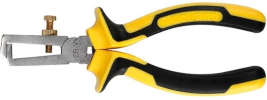 Foto: Toolland kabelstripper voor snel en nauwkeurig strippen van kabels 6 5 165 mm 