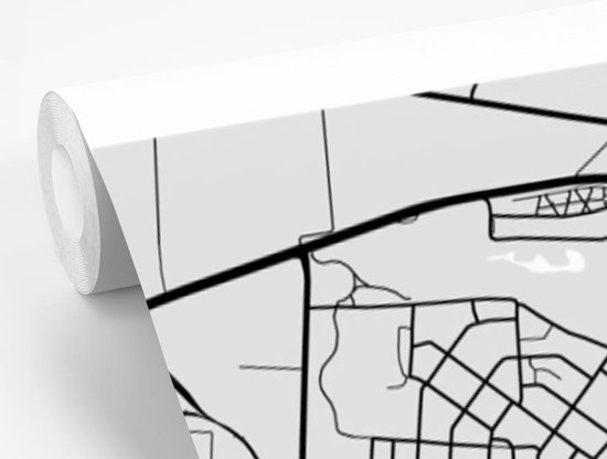 Plan de la ville - Geleen - Grijs - Wit