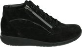 Durea 9683 K GO - VeterlaarzenHoge sneakersDames sneakersDames veterschoenenHalf-hoge schoenen - Kleur: Zwart - Maat: 38.5