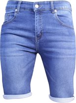 New Republic - Heren Shorts Jeans Short - Blauw - Maat XS