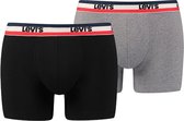 Levi's - Heren Onderbroeken 2-Pack Logo Boxers Brief - Multi - Maat L