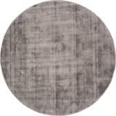 Karpet Viscose Rond Dark Grey ø200 cm