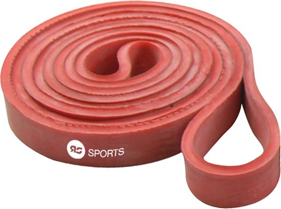 RS Sports - Weerstandsbanden - Resistance Bands - Fitness Elastiek - Fitness elastiek - Powerlifting banden - Calisthenics - Rood