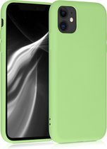 kwmobile telefoonhoesje voor Apple iPhone 11 - Hoesje voor smartphone - Back cover in groene tomaat
