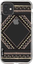Casetastic Apple iPhone 11 Hoesje - Softcover Hoesje met Design - Oriental Stripes Print
