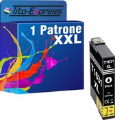 PlatinumSerie 1x inkt cartridge alternatief voor Epson T1631 Black