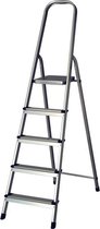LADDER ALUMINIUM 5 PELDAÑOS 177X47X56CM 4,54KG