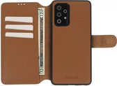 Minim 2-in-1 Samsung A52 / A52S Hoesje Book Case en Back Cover Bruin