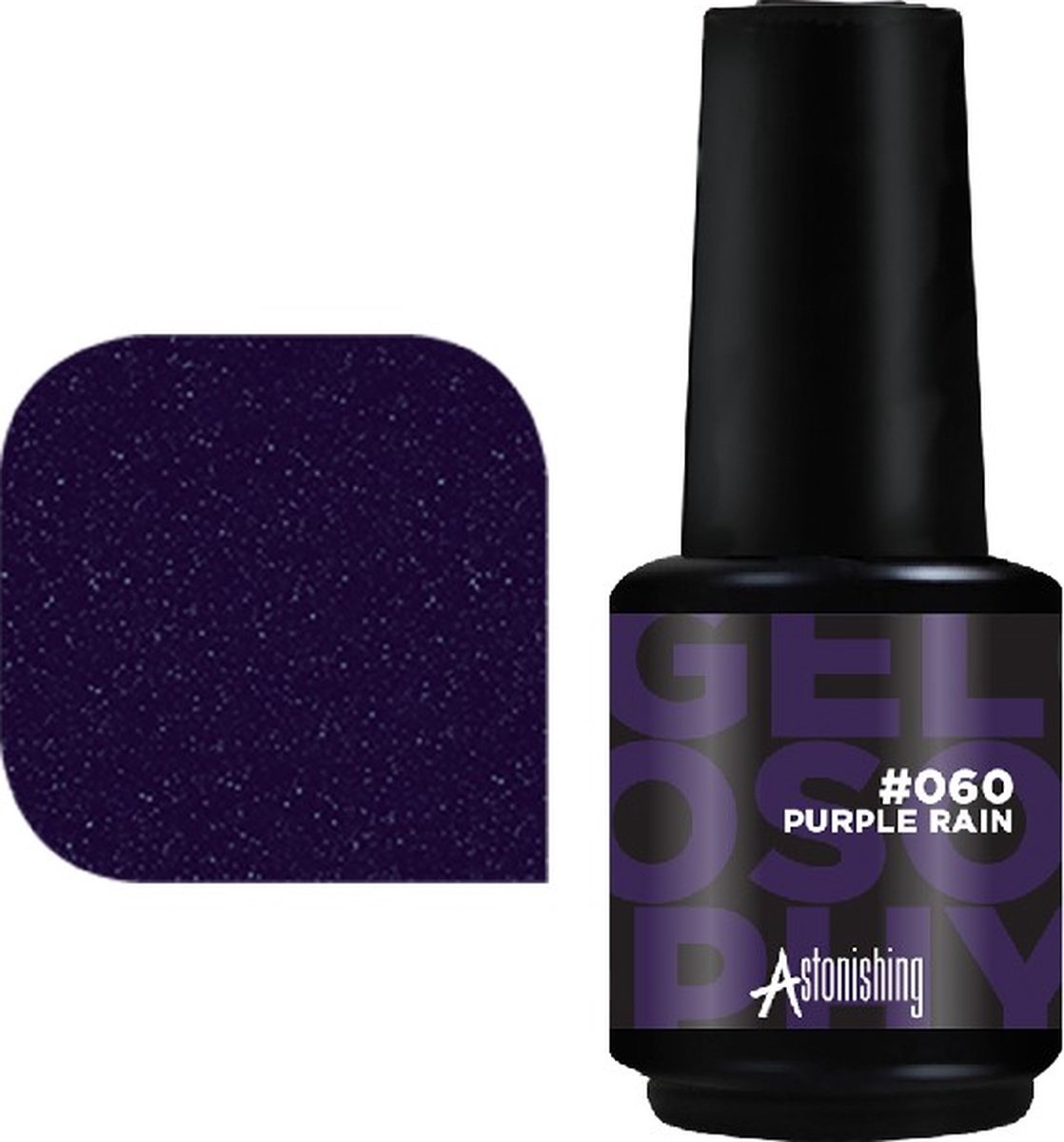Goedkoopste Astonishing - Gellac - 060 Purple Rain - 15 ml - Gelosophy - UV/Led Gel - Gellak - Gelnagels - Nagellak - Gel Nails - Gelnagel producten - Gel Nagellak - Gel Nagel - Gelnagels voor Thuis - Nail art