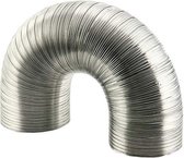 Aluminium buis afzuigkap 127 m/m 3 mtr.