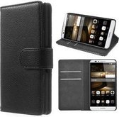 Huawei Mate 7 Hoesje Wallet Case Zwart