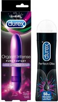 Durex Vibrator Orgasm Intense en Perfect Gliss Glijmiddel Pakket
