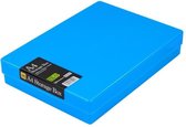 Weston Boxes, A4 Storage Box, Blauw/Opaque Neon