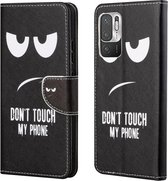 Xiaomi Redmi Note 10 5G/Poco M3 Pro Hoesje Dont Touch My Phone