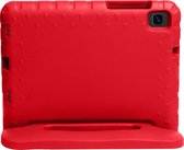 Hoes Geschikt voor Samsung Galaxy Tab A7 Lite Hoes Bumper Kindvriendelijk Kids Case - Hoesje Geschikt voor Samsung Tab A7 Lite Hoesje Shockproof Cover Hoes - Rood